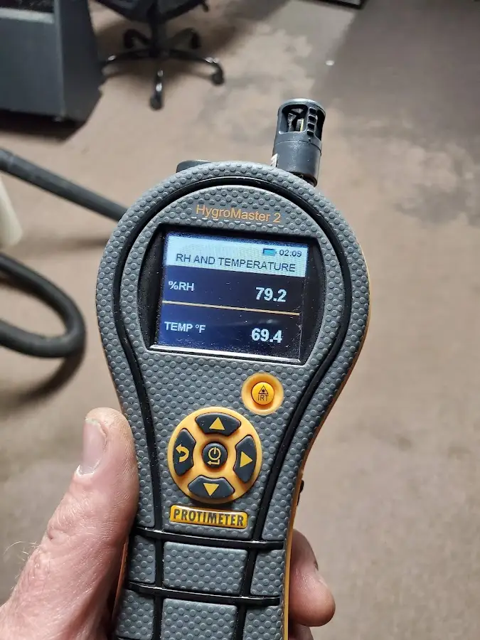 Moisture meter humidity assessment for Fire & Smoke Damage Restoration in Pineville